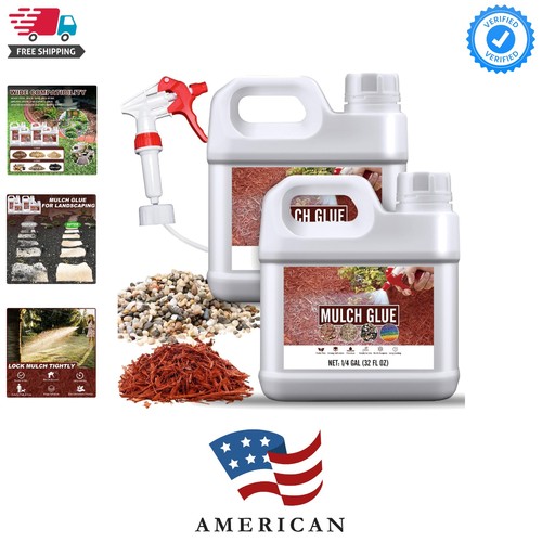 Mulch glue 64oz - mulch, 0.5