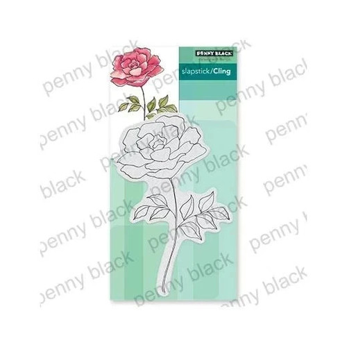 Penny black cling rubber - penny,