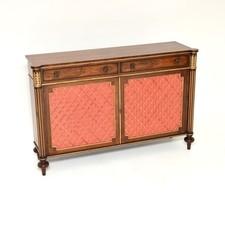 Antique Regency Style Rosewood Grill Front Sideboard