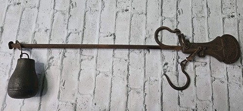 Antique cast iron balance - balance, beam