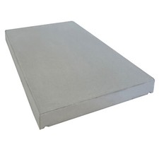 Light Grey - Concrete Coping Stone - 375mm 15"- Flat With Drip Checks