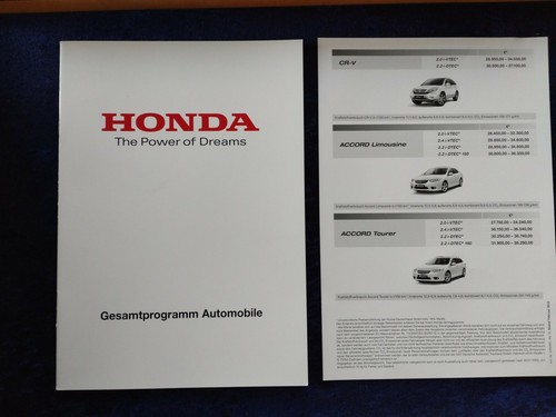 Honda programme 2011 jazz - honda, 09/2011