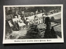 Bradley Court Country Club Mitcheldean Gloucestershire Real Photo Postcard T9