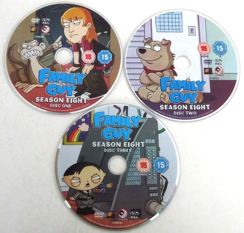Family guy season dvd discs - guy,
