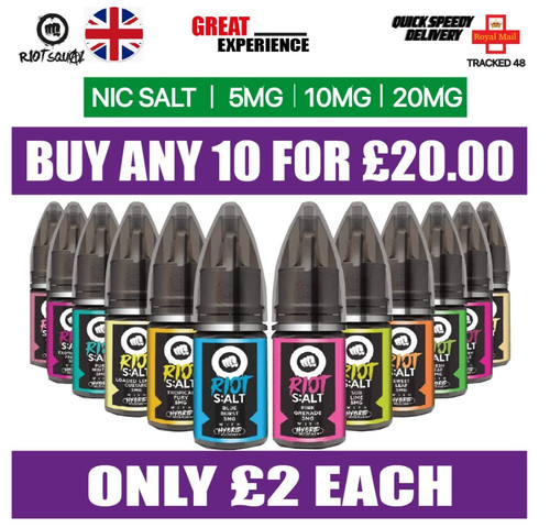Riot squad nic salt 10ml - nic,