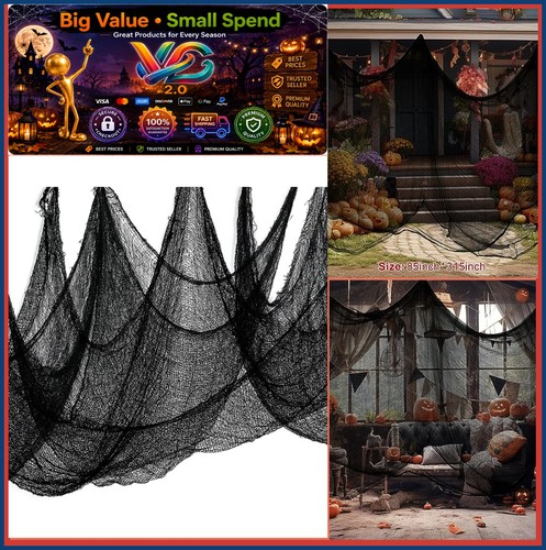 Black creepy cloth - black, 315