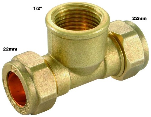 22mm 2 threaded - 22mm, x
