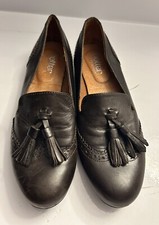 HOTTER TALIA Shoes - Size 4 Brown Leather Ballet Loafers