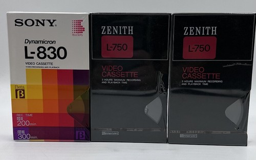 Betamax blank tape zenith - betamax,