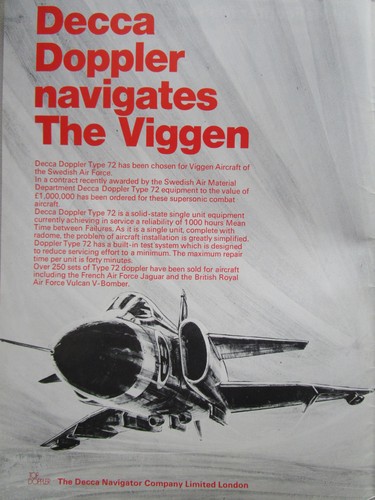 1970 pub decca doppler type - pub,
