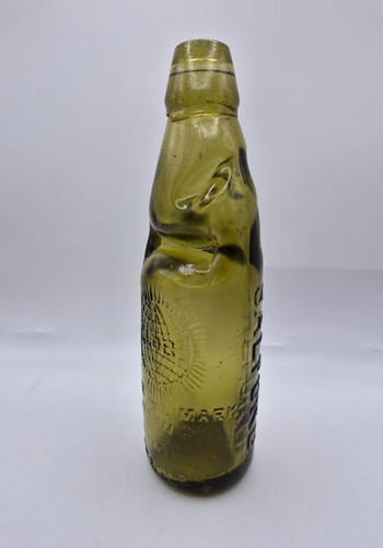 Amber salford codd bottle - amber,