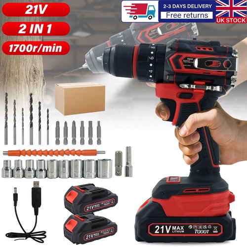 Battery 21v cordless drill - 2,