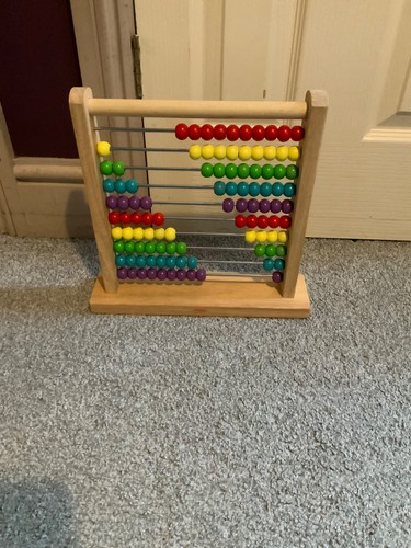 Wooden abacus set - wooden,