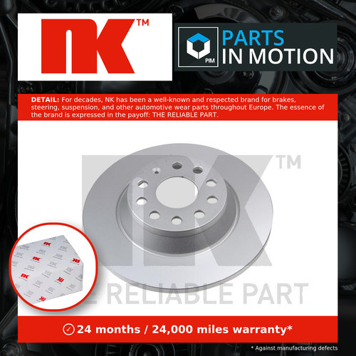 Brake discs pair solid fits - discs,