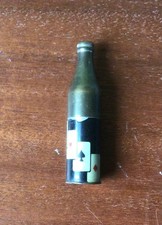 Rare Vintage PULAIRE PARIS  Unique Playing Card Design BOTTLE Petrol Lighter