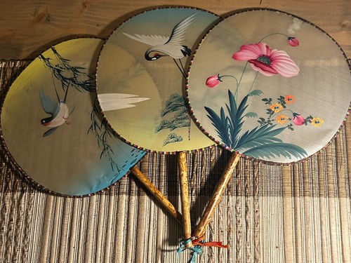 Set vintage hand painted - set,