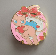Pokemon MEW  Metal Hard Enamel Round Pin Badge
