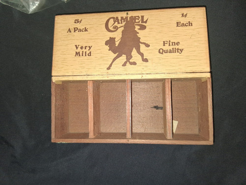 Very old camel cigarettes - old, wood