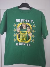 Authentic John Cena WWE Wrestling earn the day T-shirt
