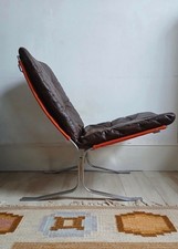 Mid Century Chrome Leather