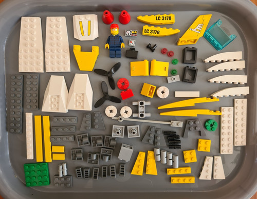 Lego city 3178 seaplane - lego,