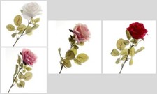 Single artificial rose - single, 70cm