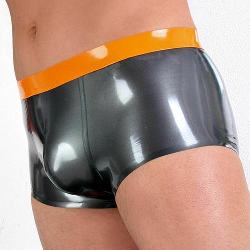 Latex men briefs shorts - men,