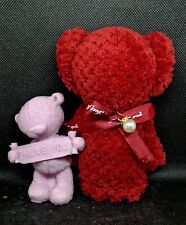 Love You Teddy Bear Soap & Face Cloth Set, Christmas  Gift, Birthday Present,