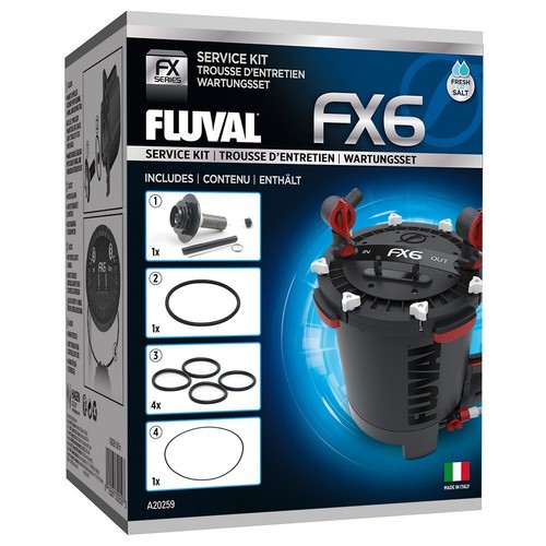 Fluval fx6 service kit with - fx6,