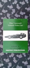 The Vanwall Grand Prix Car, Profile Publications Number 8