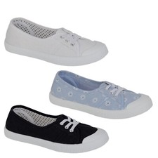 Dek Womens Canvas Pumps Shoes