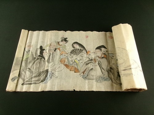 Figure painting japanese - painting,