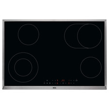 Aeg 77cm ceramic hob - -, black