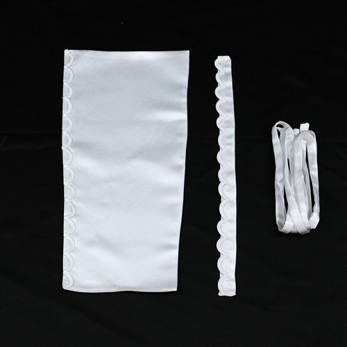 3pcs satin corset - back, lace