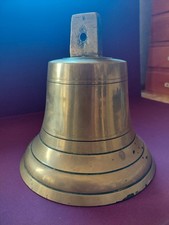 Vintage Brass Bell "18C" - 6.5" / 16.5cm 2.7Kg (School / Public / Fire Purpose?)