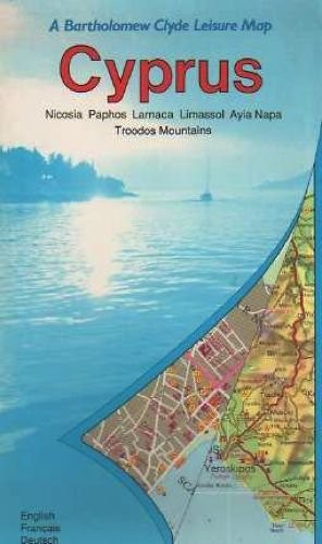 Cyprus leisure map holiday - cyprus,