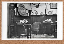 RP Brendon Rockford Smoke Room Nelson Horton real photo postcard Lynton Devon