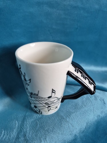 Novelty ceramic music - music, mug