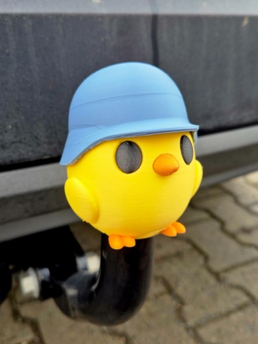 Chick helmet tow - chick, ball