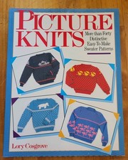Picture Knits 40+ Sweater Knitting Patterns 80s Style Animals Sheep Cows & More