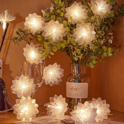 Led fiber optic flower - fiber,