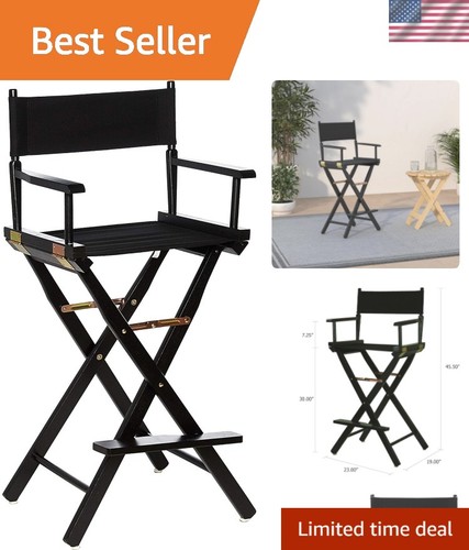 Director chair black - director's,