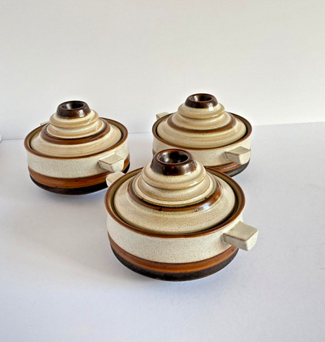 Vintage denby soup bowls - soup, with