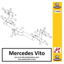 Towbar for mercedes - mercedes, van