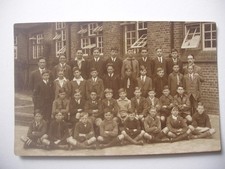 Group of schoolboys o/s  Barham House School, Whitstable-vintage real photograph