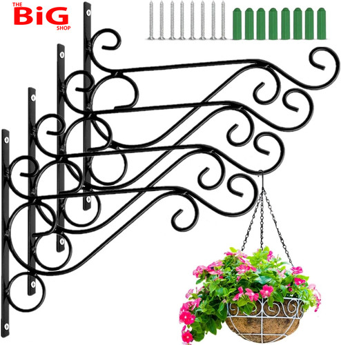 4pcs hanging basket brackets - hanging,