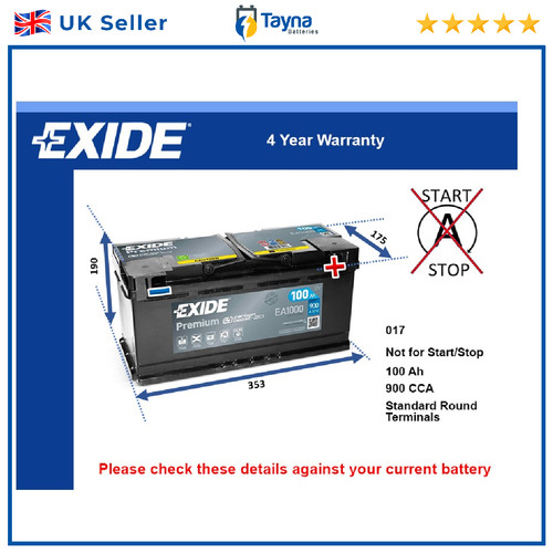 Battery fits volvo xc90 - fits, xc70