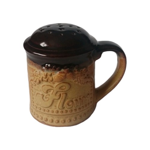 Vintage stoneware flour - vintage,