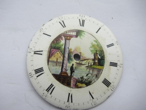 Pocket watch dial with - pocket, scene
