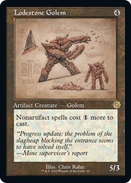 Lodestone golem - lodestone, (schematic)